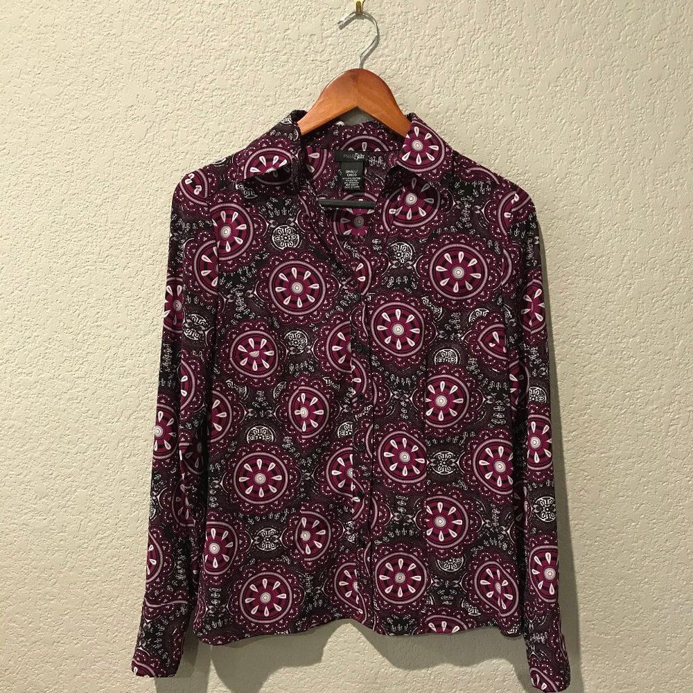 Button Down East 5th Patterned Dress Shirt